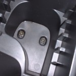 Rear screws in armrest, view 2
